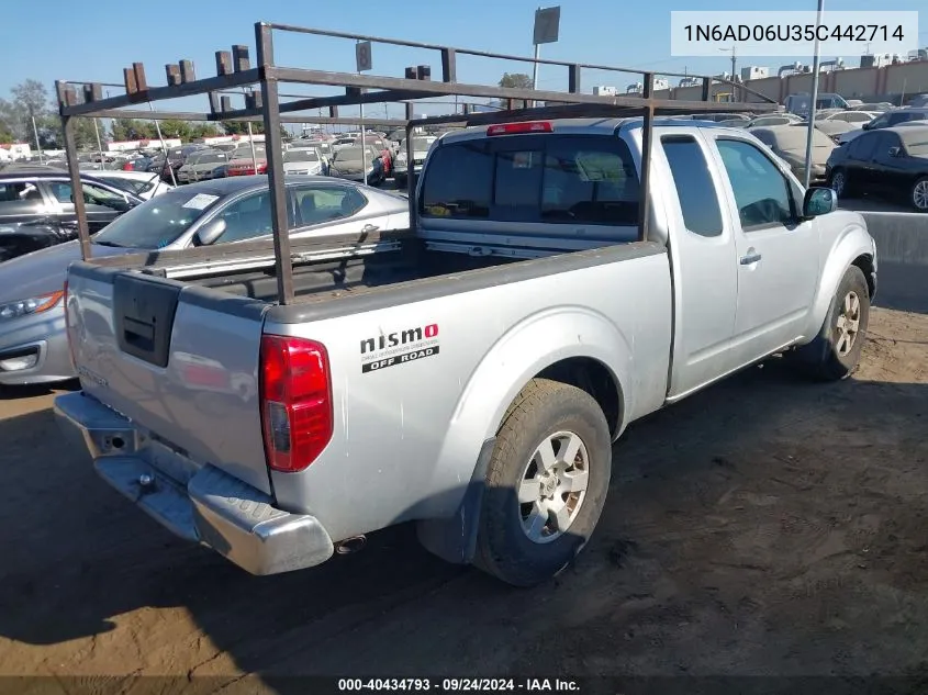 1N6AD06U35C442714 2005 Nissan Frontier Nismo Off Road