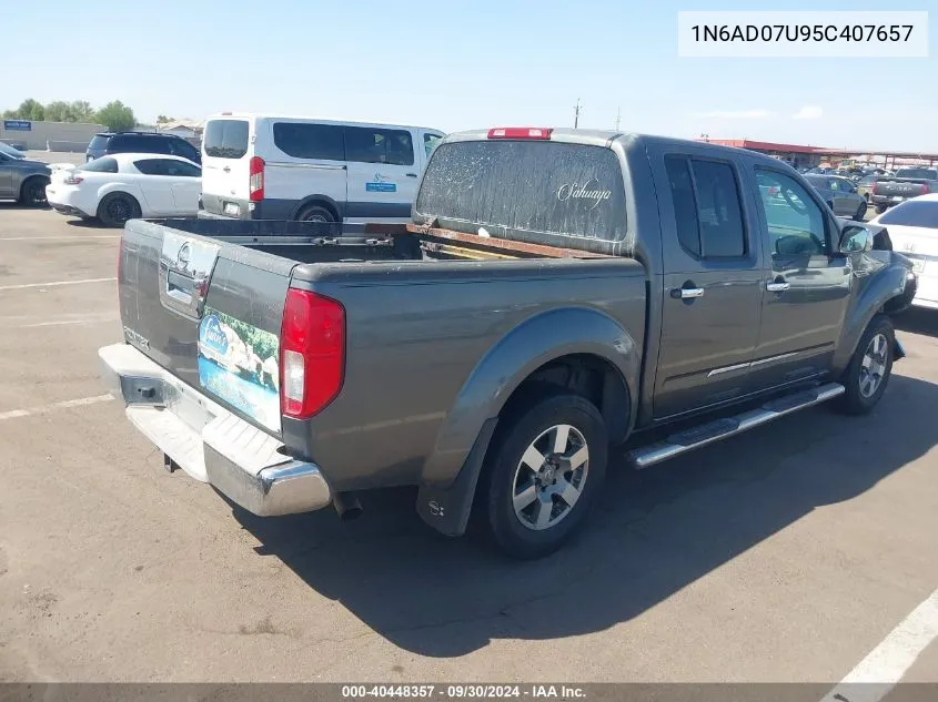 1N6AD07U95C407657 2005 Nissan Frontier Se