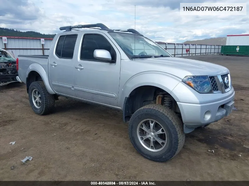 1N6AD07W06C472187 2006 Nissan Frontier Le