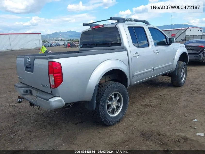 1N6AD07W06C472187 2006 Nissan Frontier Le