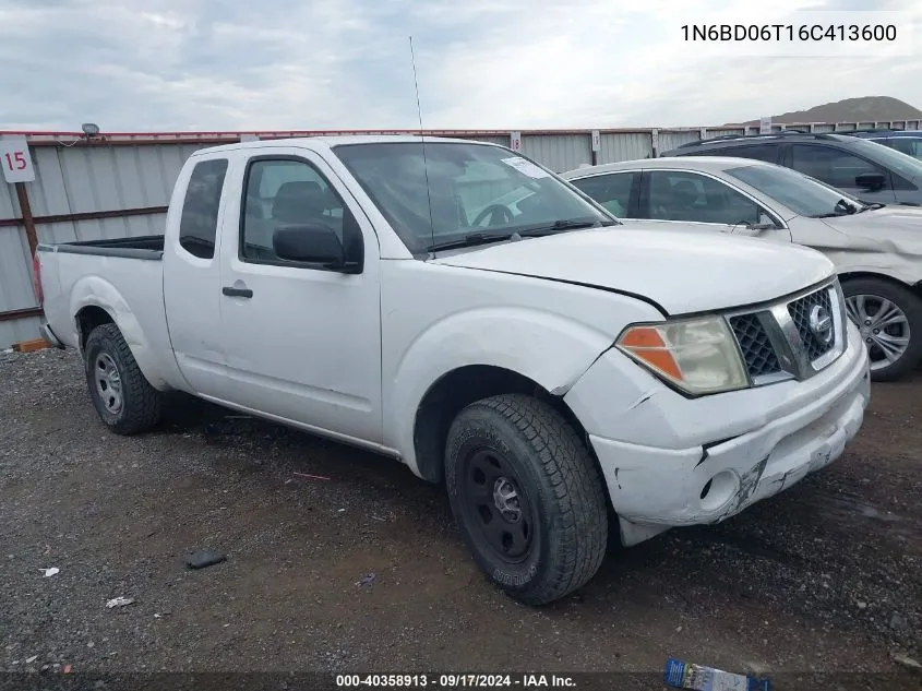 1N6BD06T16C413600 2006 Nissan Frontier Xe