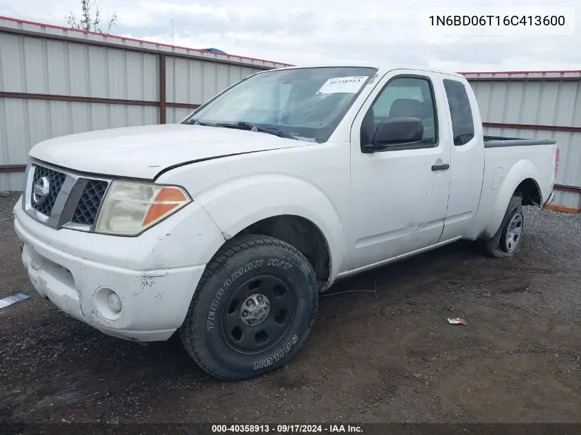 1N6BD06T16C413600 2006 Nissan Frontier Xe