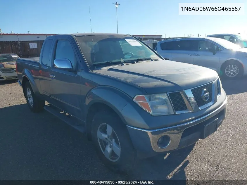 1N6AD06W66C465567 2006 Nissan Frontier Le