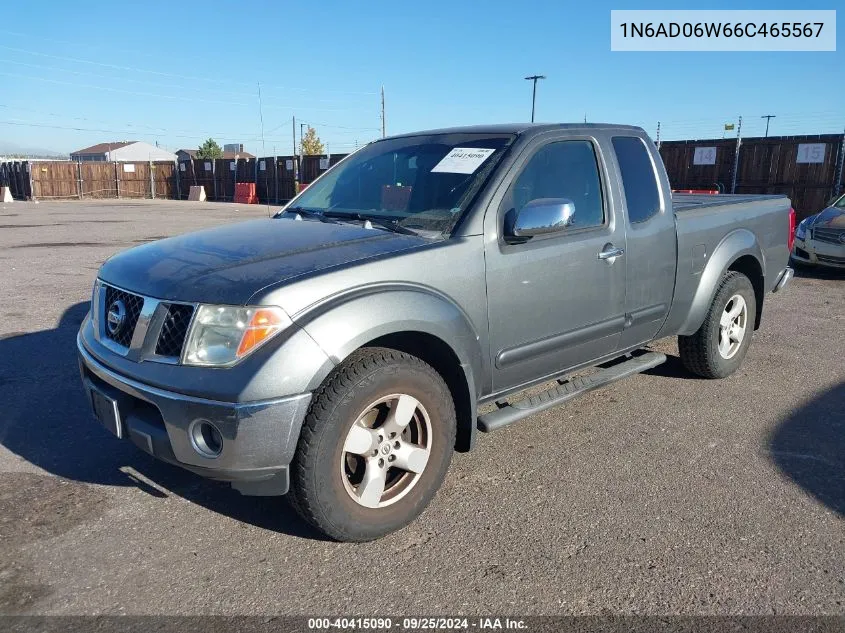 1N6AD06W66C465567 2006 Nissan Frontier Le