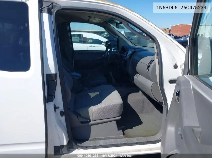 1N6BD06T26C475233 2006 Nissan Frontier Xe