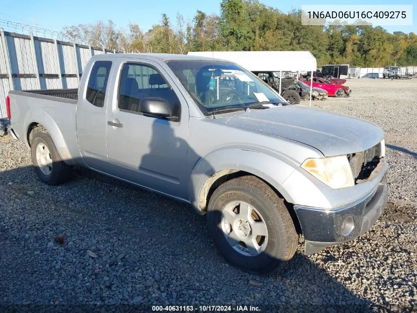 2006 Nissan Frontier Se VIN: 1N6AD06U16C409275 Lot: 40631153