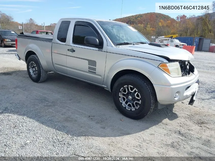 1N6BD06T46C412845 2006 Nissan Frontier Xe