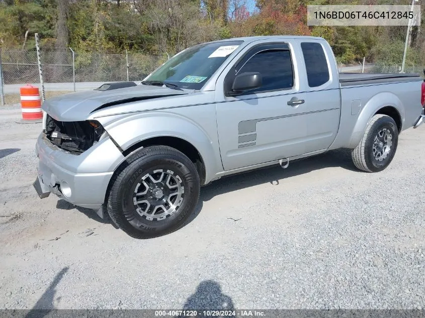 1N6BD06T46C412845 2006 Nissan Frontier Xe