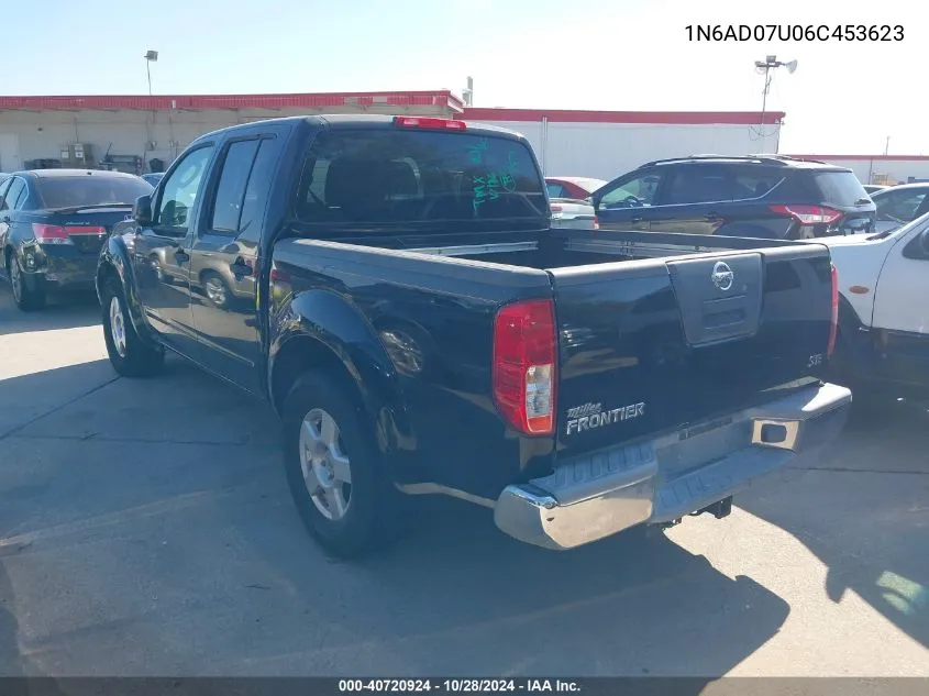 2006 Nissan Frontier Se VIN: 1N6AD07U06C453623 Lot: 40720924