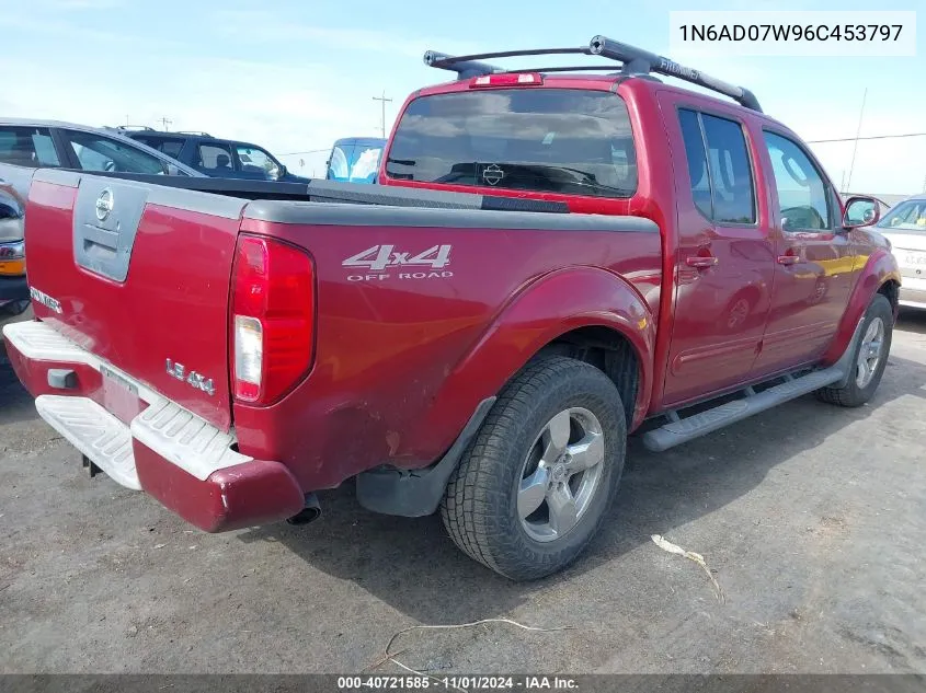 2006 Nissan Frontier Le VIN: 1N6AD07W96C453797 Lot: 40721585