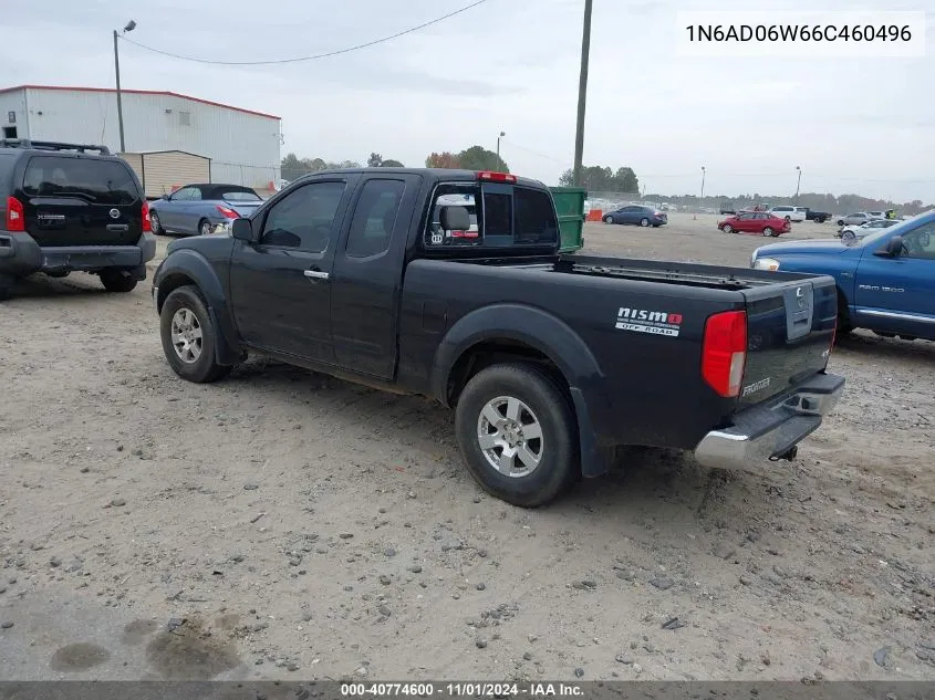 2006 Nissan Frontier Nismo Off Road VIN: 1N6AD06W66C460496 Lot: 40774600