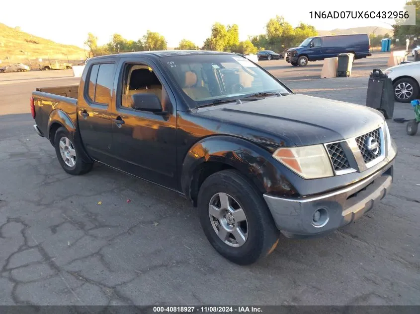 2006 Nissan Frontier Se VIN: 1N6AD07UX6C432956 Lot: 40818927