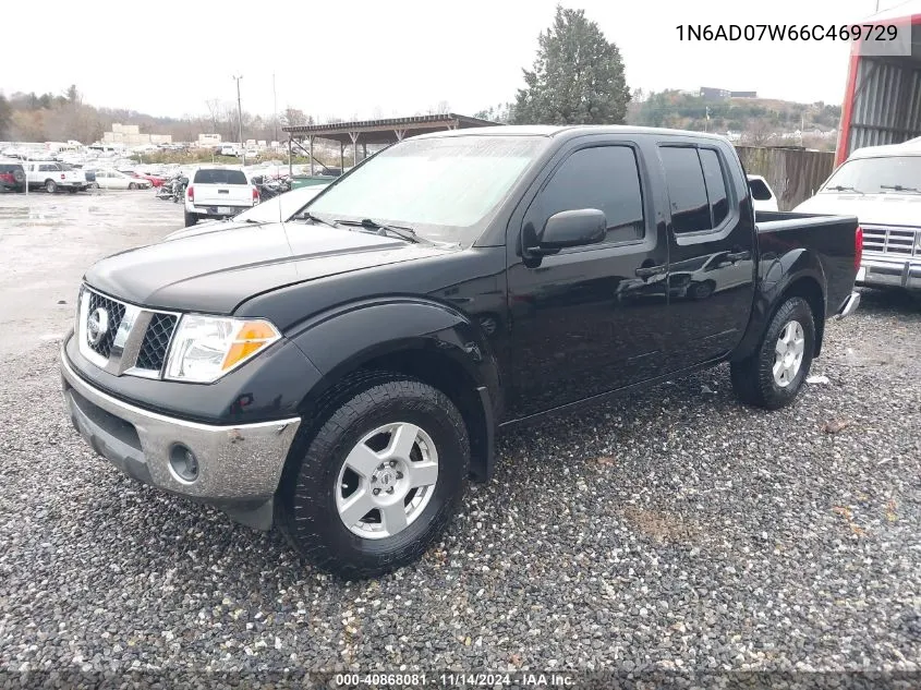 2006 Nissan Frontier Se VIN: 1N6AD07W66C469729 Lot: 40868081