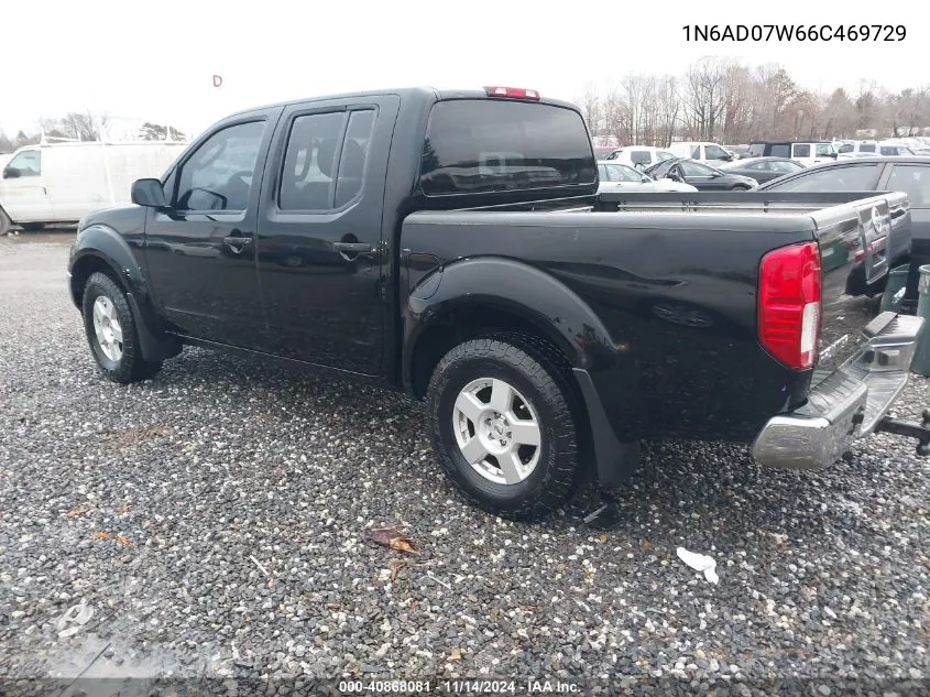 2006 Nissan Frontier Se VIN: 1N6AD07W66C469729 Lot: 40868081