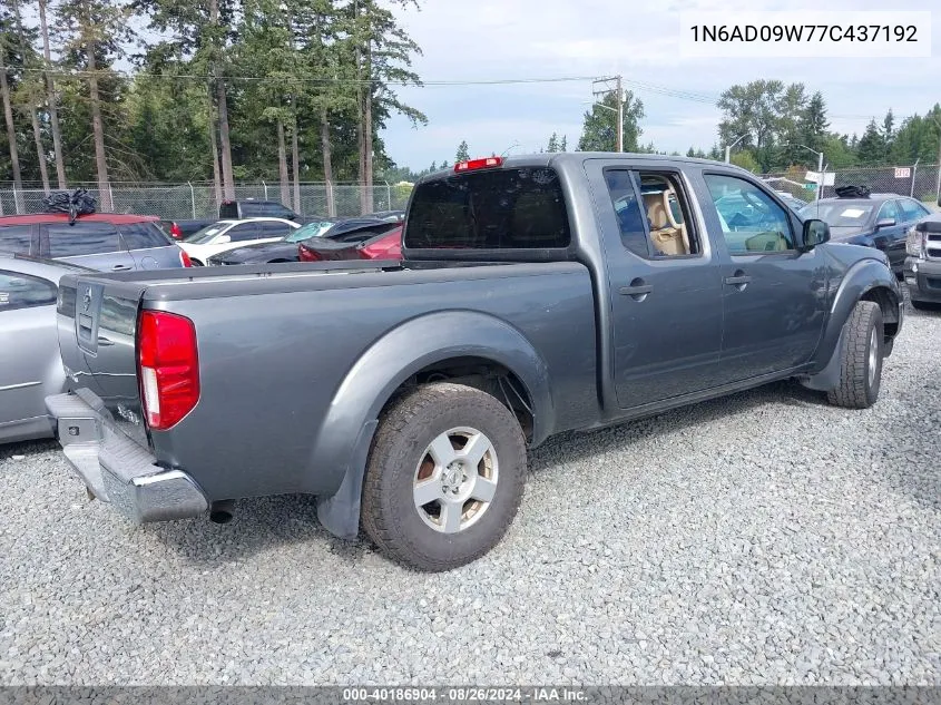 1N6AD09W77C437192 2007 Nissan Frontier Se