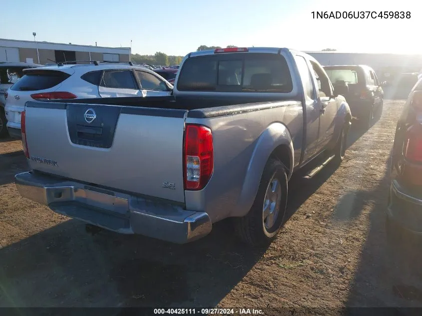 1N6AD06U37C459838 2007 Nissan Frontier Se