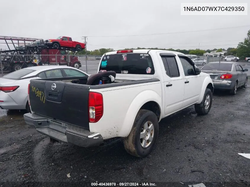 1N6AD07WX7C429350 2007 Nissan Frontier Se