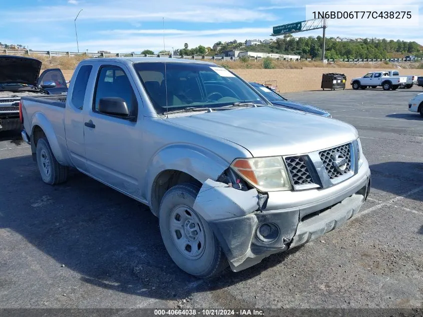 1N6BD06T77C438275 2007 Nissan Frontier Xe