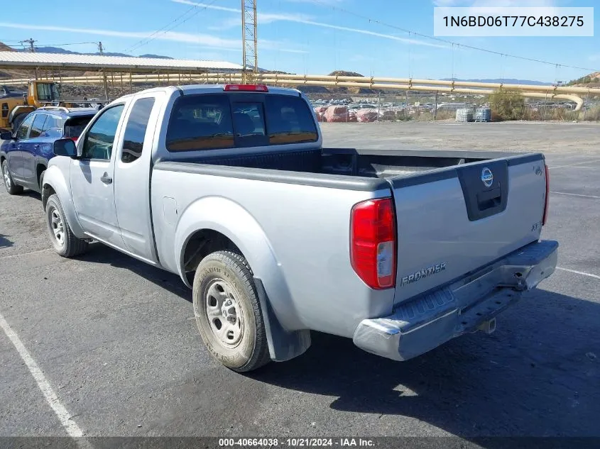 2007 Nissan Frontier Xe VIN: 1N6BD06T77C438275 Lot: 40664038