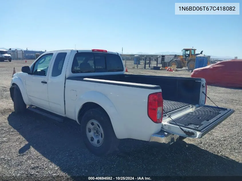 1N6BD06T67C418082 2007 Nissan Frontier Xe