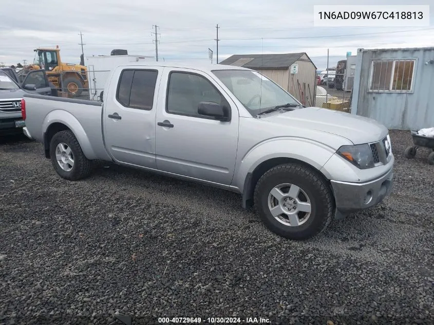 2007 Nissan Frontier Se VIN: 1N6AD09W67C418813 Lot: 40729649