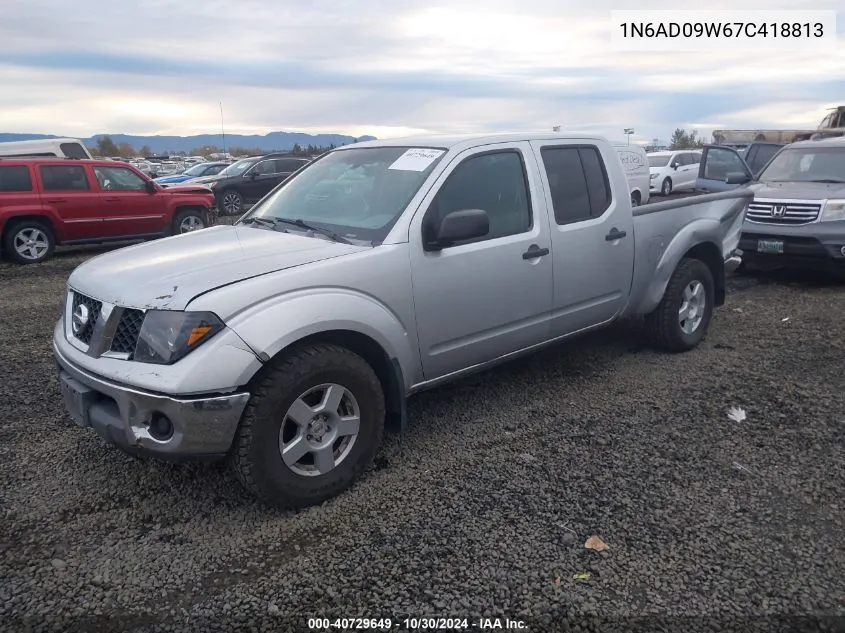 2007 Nissan Frontier Se VIN: 1N6AD09W67C418813 Lot: 40729649