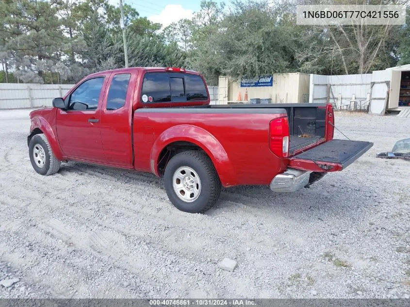 2007 Nissan Frontier Xe VIN: 1N6BD06T77C421556 Lot: 40746861