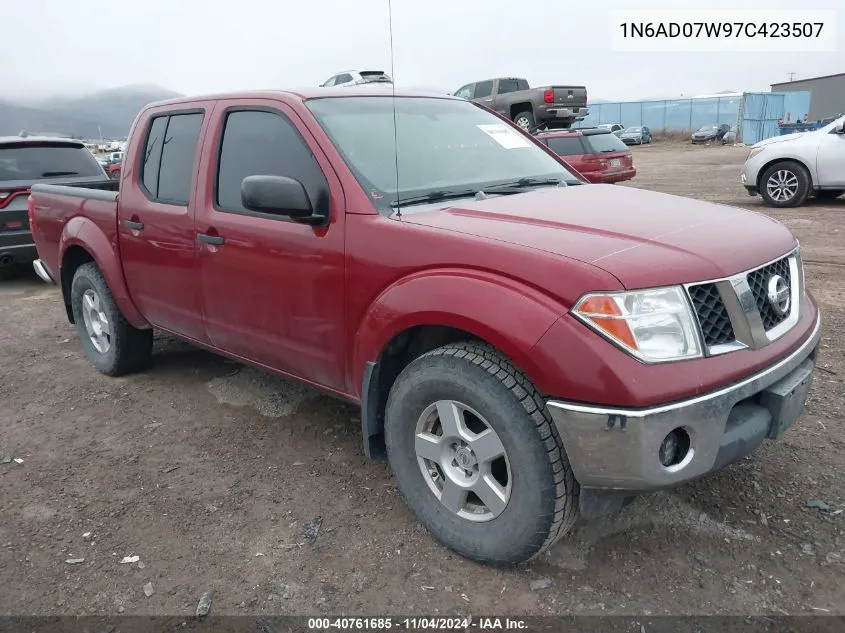 2007 Nissan Frontier Se VIN: 1N6AD07W97C423507 Lot: 40761685