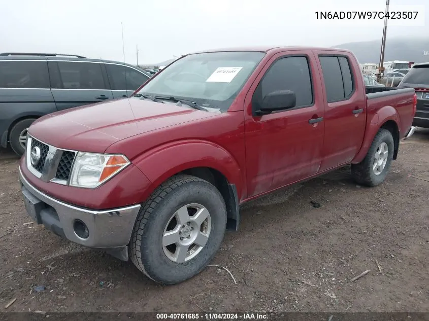 2007 Nissan Frontier Se VIN: 1N6AD07W97C423507 Lot: 40761685