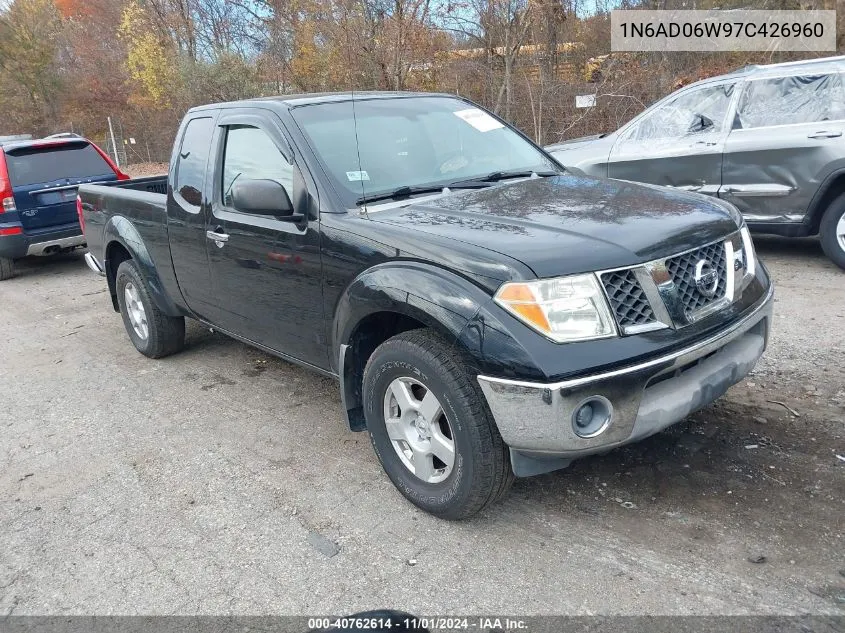 2007 Nissan Frontier Se VIN: 1N6AD06W97C426960 Lot: 40762614