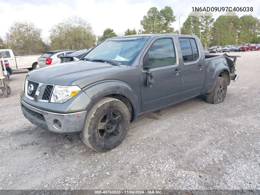 2007 Nissan Frontier Se VIN: 1N6AD09U97C406038 Lot: 40763023