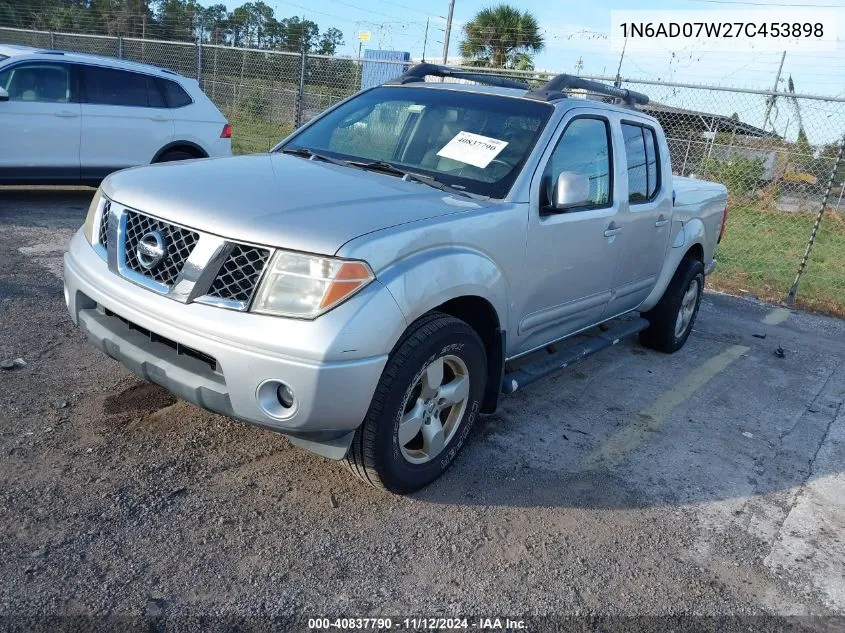 2007 Nissan Frontier Le VIN: 1N6AD07W27C453898 Lot: 40837790