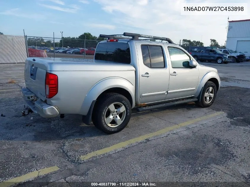 2007 Nissan Frontier Le VIN: 1N6AD07W27C453898 Lot: 40837790