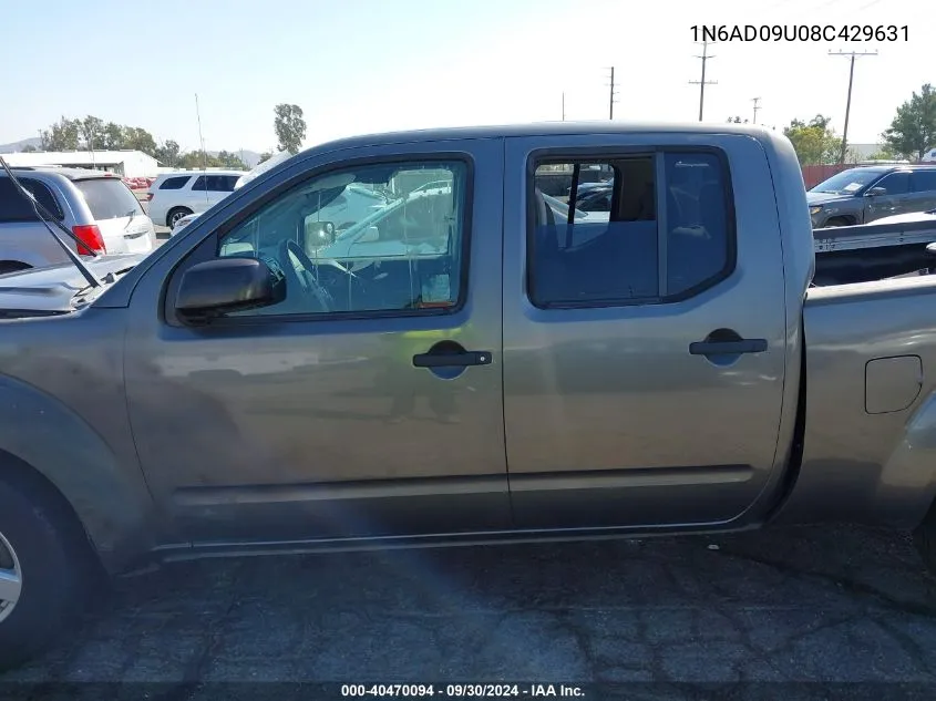 1N6AD09U08C429631 2008 Nissan Frontier Se