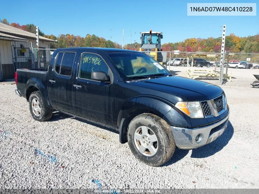 2008 Nissan Frontier Se VIN: 1N6AD07W48C410228 Lot: 40658736