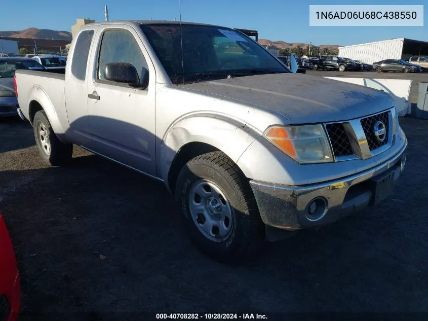 2008 Nissan Frontier Se VIN: 1N6AD06U68C438550 Lot: 40708282