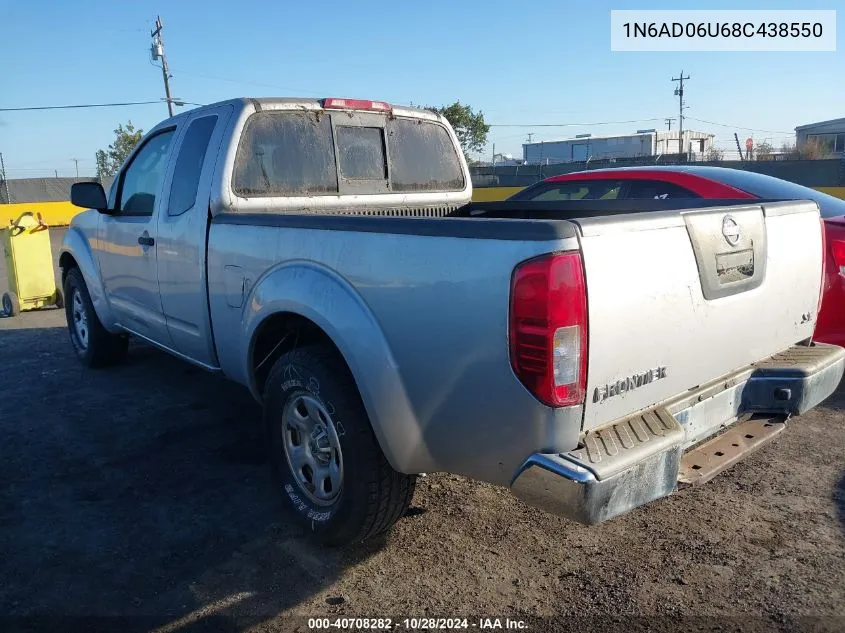 2008 Nissan Frontier Se VIN: 1N6AD06U68C438550 Lot: 40708282