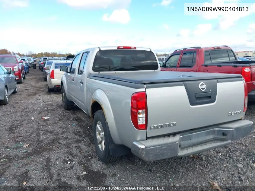 2009 Nissan Frontier Crew Cab Se/Crew Cab Le VIN: 1N6AD09W99C404813 Lot: 12122200