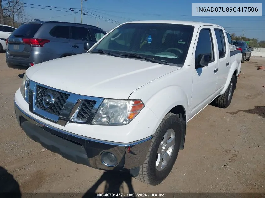 1N6AD07U89C417506 2009 Nissan Frontier Se