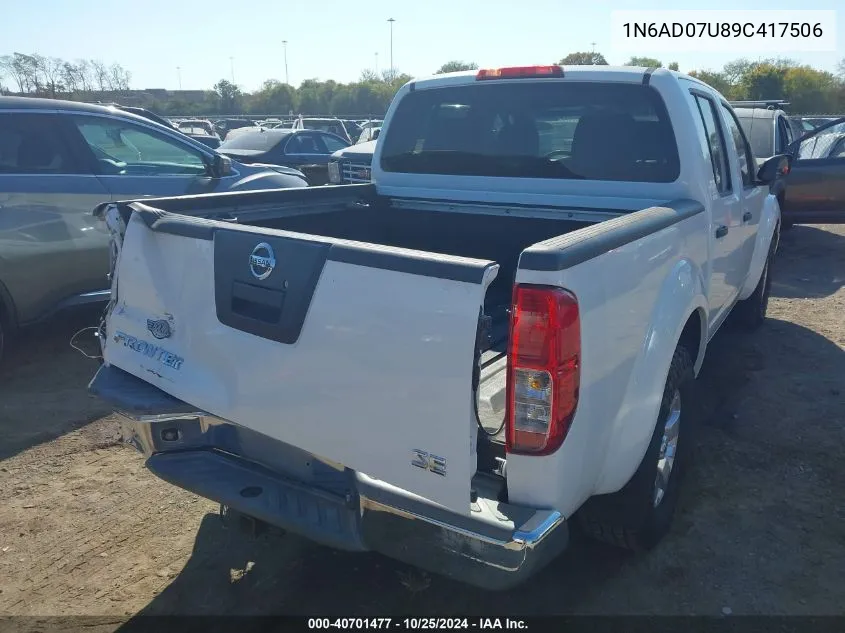 1N6AD07U89C417506 2009 Nissan Frontier Se