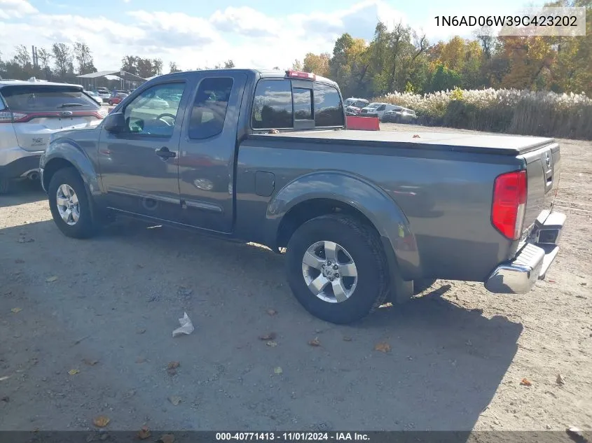 2009 Nissan Frontier Se VIN: 1N6AD06W39C423202 Lot: 40771413