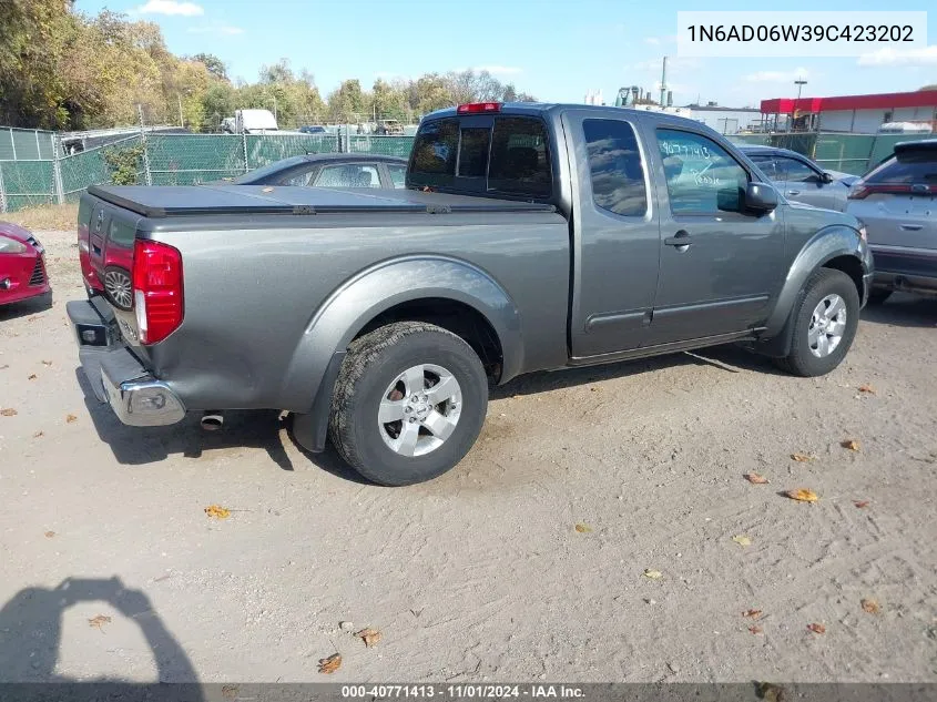 1N6AD06W39C423202 2009 Nissan Frontier Se