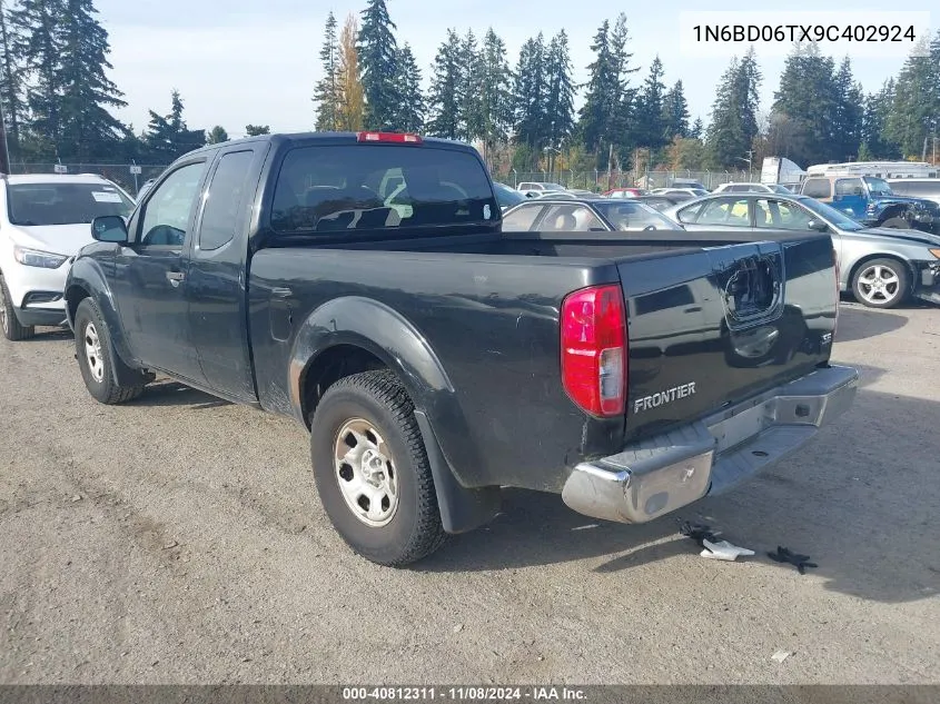 2009 Nissan Frontier Se-I4 VIN: 1N6BD06TX9C402924 Lot: 40812311