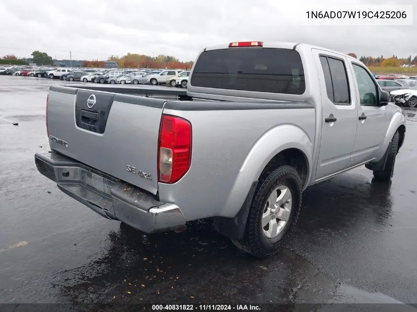 2009 Nissan Frontier Se VIN: 1N6AD07W19C425206 Lot: 40831822