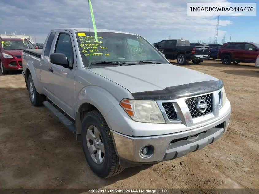 2010 Nissan Frontier Le VIN: 1N6AD0CW0AC446476 Lot: 12097317