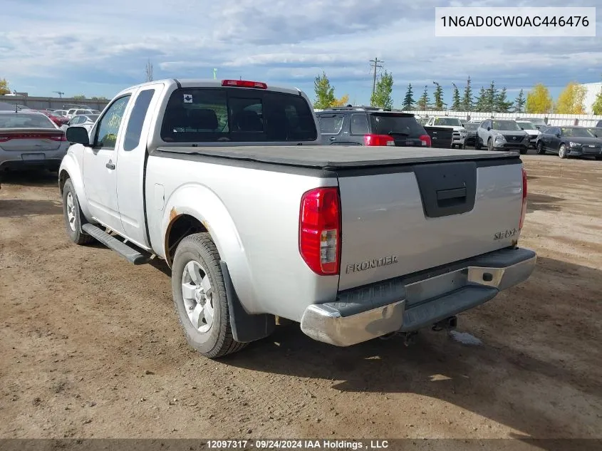 2010 Nissan Frontier Le VIN: 1N6AD0CW0AC446476 Lot: 12097317