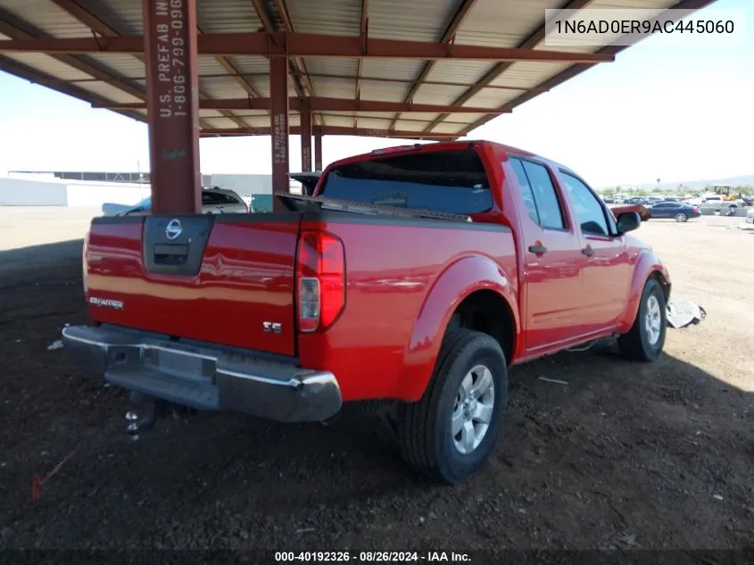 2010 Nissan Frontier Se VIN: 1N6AD0ER9AC445060 Lot: 40192326