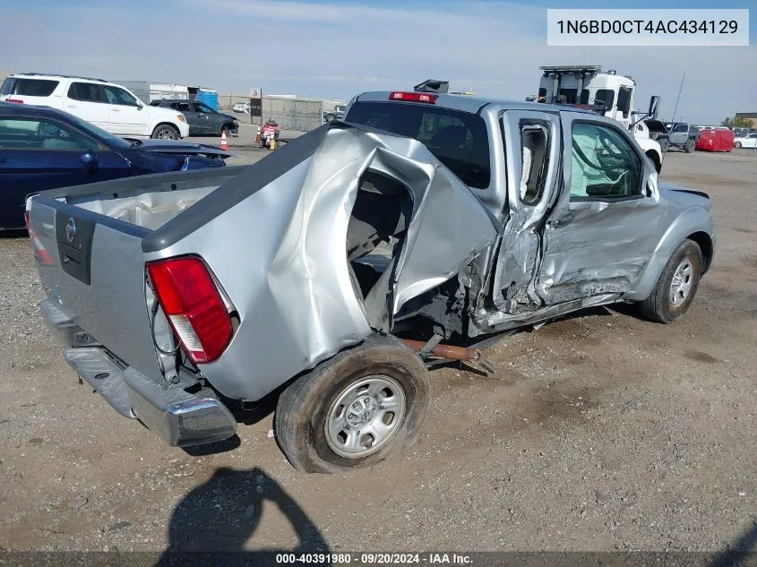 2010 Nissan Frontier Xe VIN: 1N6BD0CT4AC434129 Lot: 40391980