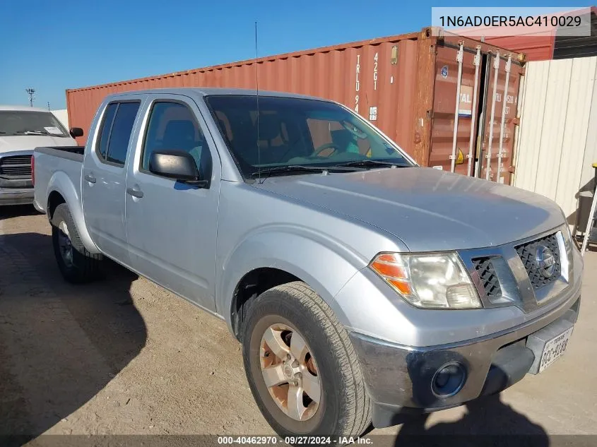 2010 Nissan Frontier Se VIN: 1N6AD0ER5AC410029 Lot: 40462970