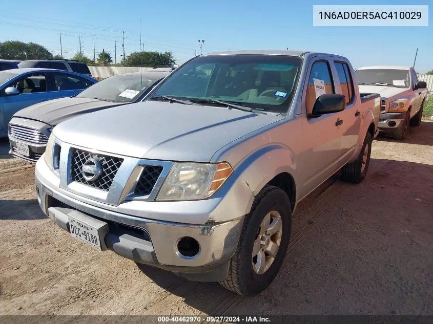 2010 Nissan Frontier Se VIN: 1N6AD0ER5AC410029 Lot: 40462970